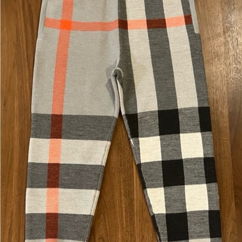 NWT -Burberry Gerard Check Wool Jogging Pant - Picture 5 of 10